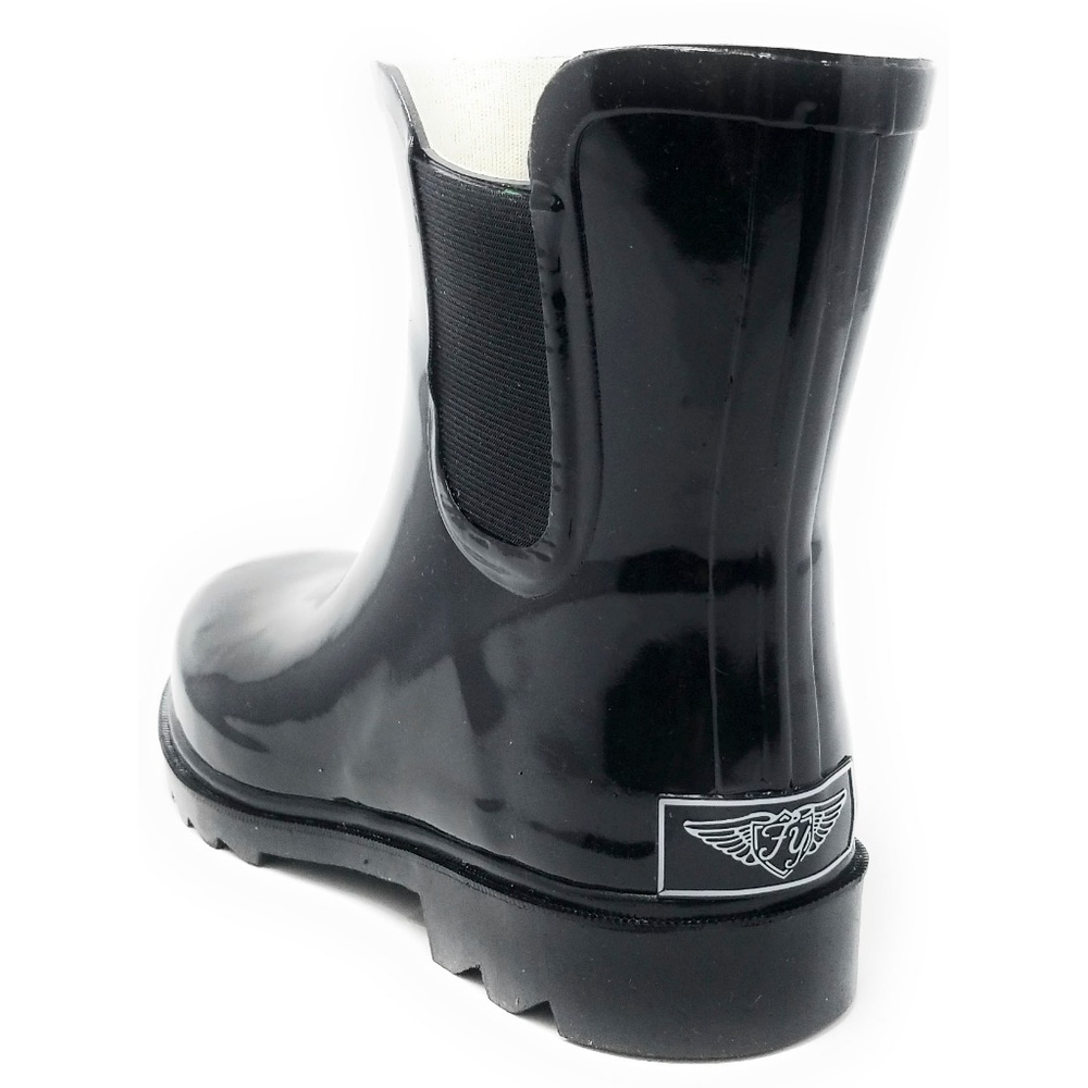 Women's Cute WaterProof Ankle Rubber Rain Boots - Picture 3 of 3